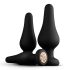 Panthra Kesia - Conjunto de Plug Anal Silicone (3 peças) - Preto