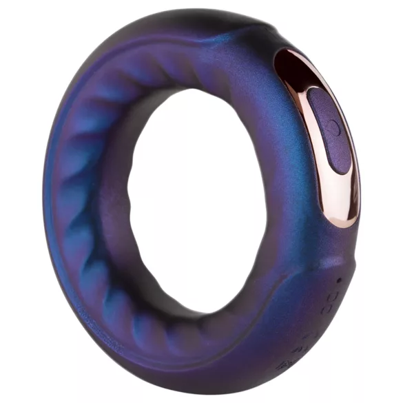 Hueman Saturn - anel peniano vibratório recarregável à prova d'água - roxo