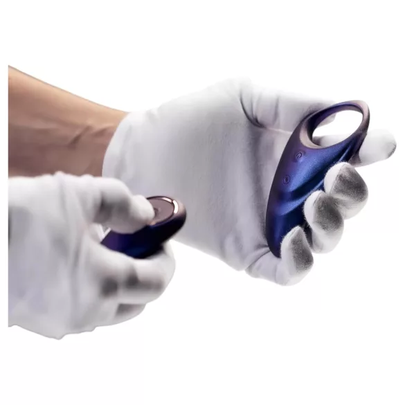 Hueman Neptune - anel peniano vibratório à prova d'água - roxo