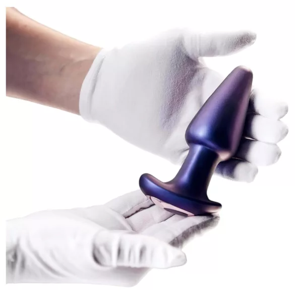Hueman Asteroid - vibrador anal com contas giratórias - silicone roxo