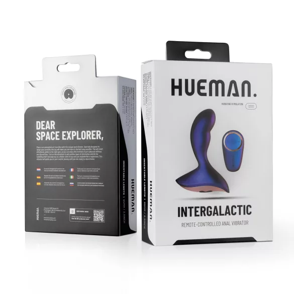 Hueman Intergalactic - vibrador anal - 7 modos - silicone lilás