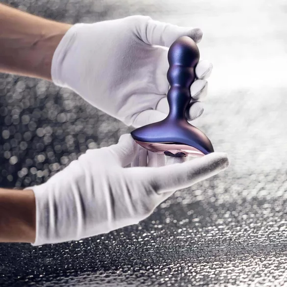 Hueman Interstellar - vibrador anal ondulado (roxo)