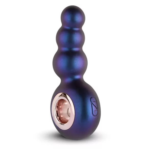 Hueman Outer Space - vibrador anal com pérolas recarregável - roxo