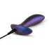 Hueman Uranus - vibrador anal recarregável com controle remoto - lilás
