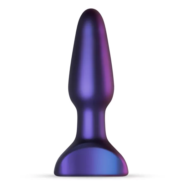 Hueman Space Force - plug anal vibratório com função de impulso - silicone roxo