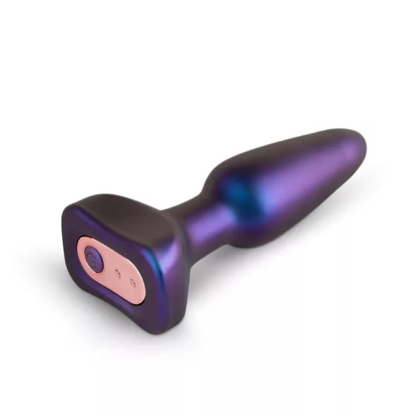 Hueman Space Force - plug anal vibratório com função de impulso - silicone roxo