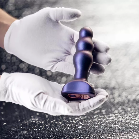 Hueman Space Inveder - vibrador anal recarregável à prova d'água roxo