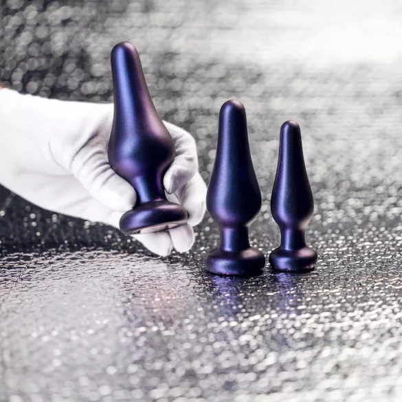 Hueman Comets - plug anal silicone - kit 3 peças - roxo