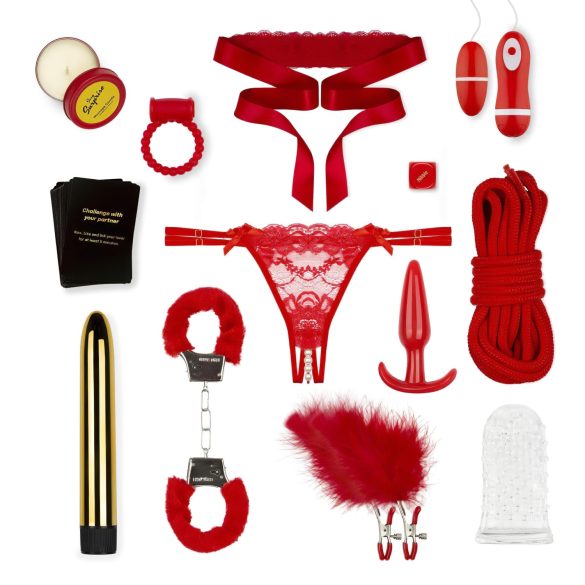 LoveBoxxx Ovo Surpresa Sexy - Kit com Vibrador (14 Peças)