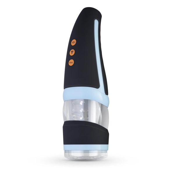 CRUIZR CP02 - Masturbador giratório vibratório recarregável (preto-azul)