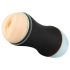 CRUIZR CM06 - Masturbador vibrante a pilha, gemedor (preto-azul)