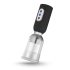 CRUIZR CS07 - Bomba peniana vibratória com bateria (preto e transparente)