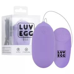   LUV EGG XL - Ovo vibratório sem fios com bateria recarregável e controlo remoto, utilizável no corpo (roxo)