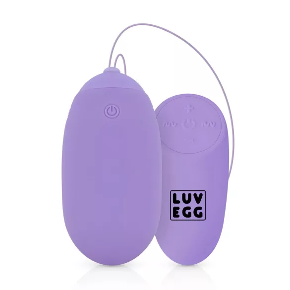 LUV EGG XL - vibrador ovo com controle remoto recarregável - roxo