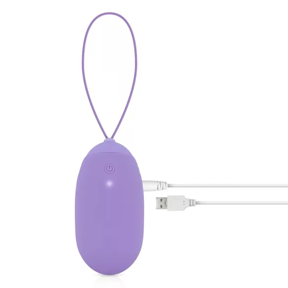 LUV EGG XL - vibrador ovo com controle remoto recarregável - roxo
