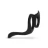 Easytoys - anel peniano e escrotal flexível - silicone preto