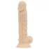 Real Fantasy Ashton - dildo realístico com testículos - 20,5cm cor pele