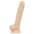 Real Fantasy Ashton - dildo realístico com testículos - 20,5cm cor pele