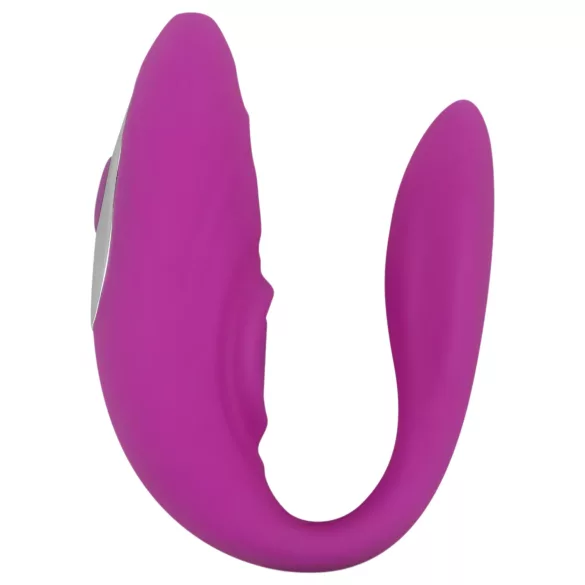 Easytoys Tap Dancer - vibrador casal com controle remoto à prova d'água rosa
