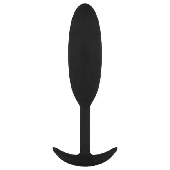 Easytoys - plug anal pequeno 54g - silicone preto