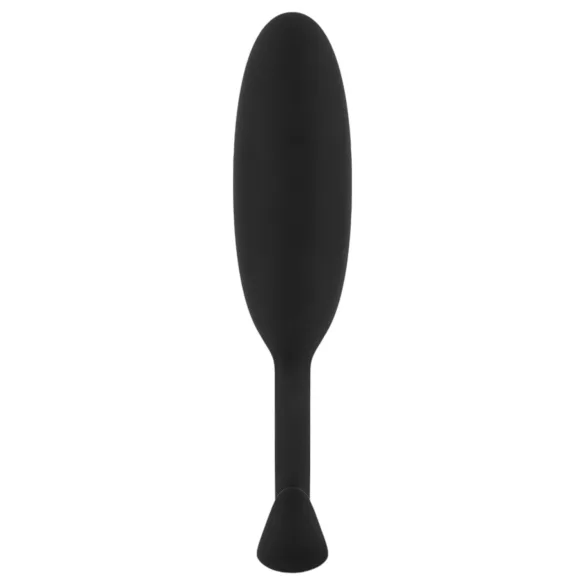 Easytoys - plug anal pequeno 54g - silicone preto