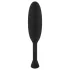 Easytoys - plug anal pequeno 54g - silicone preto