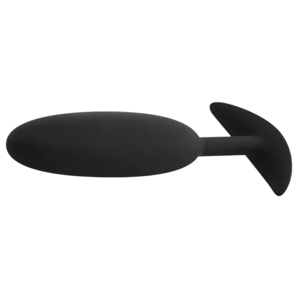 Easytoys - plug anal pequeno 54g - silicone preto
