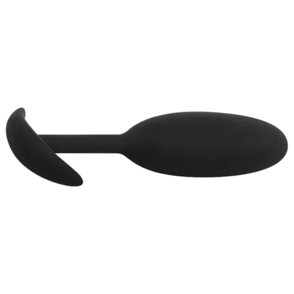 Easytoys - plug anal pequeno 54g - silicone preto