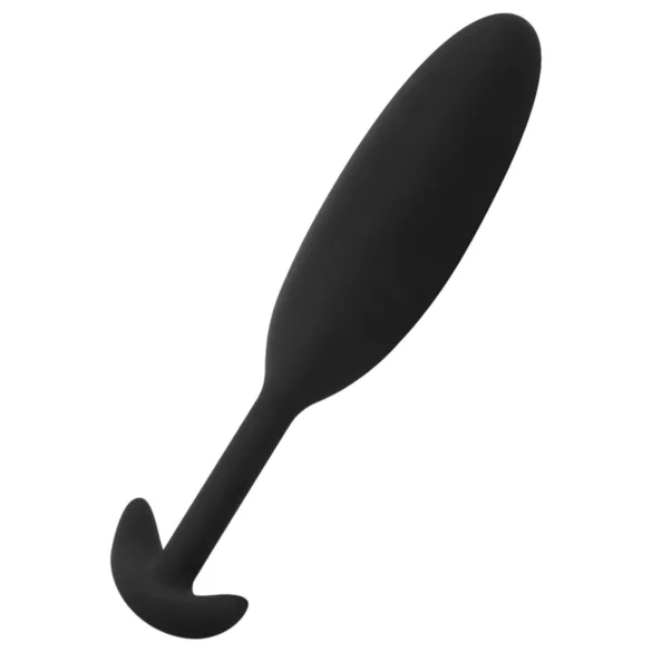 Easytoys - plug anal pequeno 54g - silicone preto