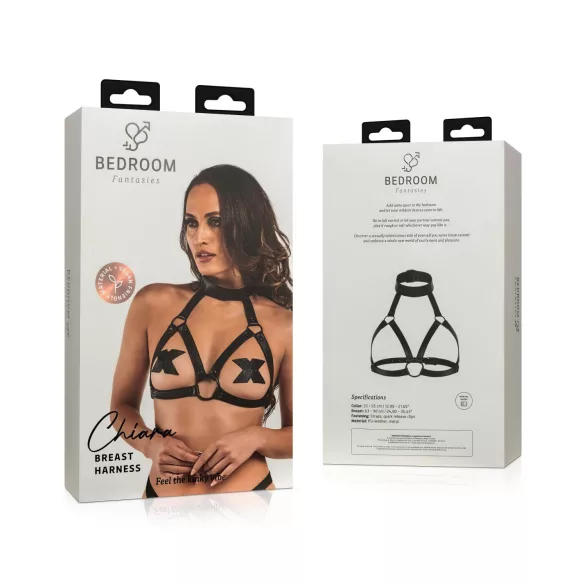 Bedroom Fantasies Chiara - lingerie erótica feminina - tule preto - S-XL