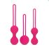 Easytoys LoveBalls - Conjunto de Bolas de Kegel - 3 peças (rosa)