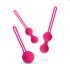 Easytoys LoveBalls - Conjunto de Bolas de Kegel - 3 peças (rosa)