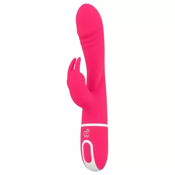 Easytoys - vibrador dupla estimulação clitóris e ponto G - silicone rosa