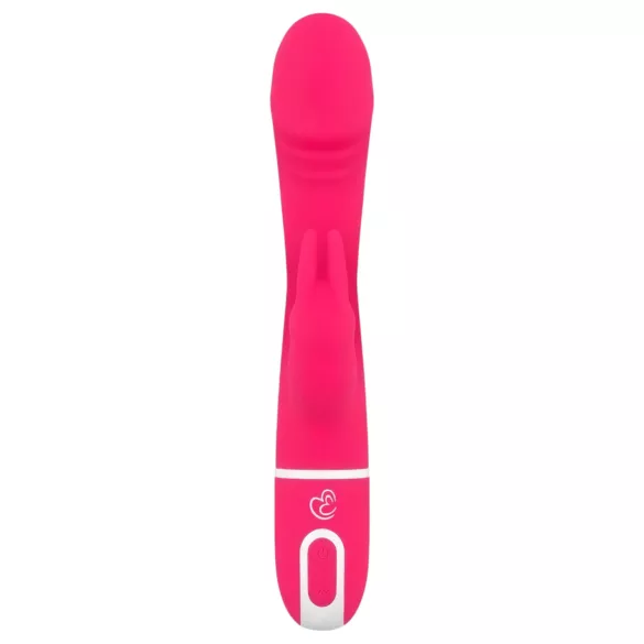 Easytoys - vibrador dupla estimulação clitóris e ponto G - silicone rosa