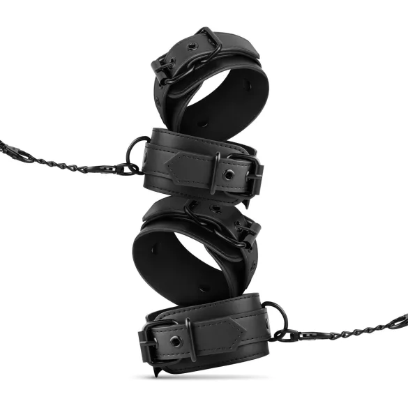 Bedroom Fantasies - kit bondage completo - 4 peças - preto