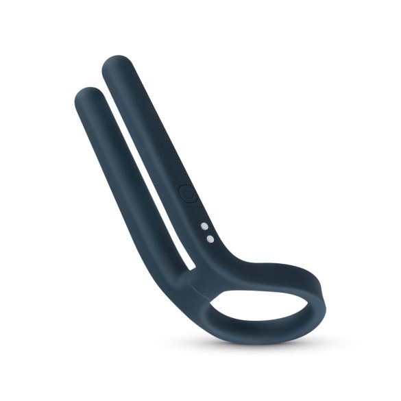 Boners - anel peniano vibratório e massageador de testículos (azul)