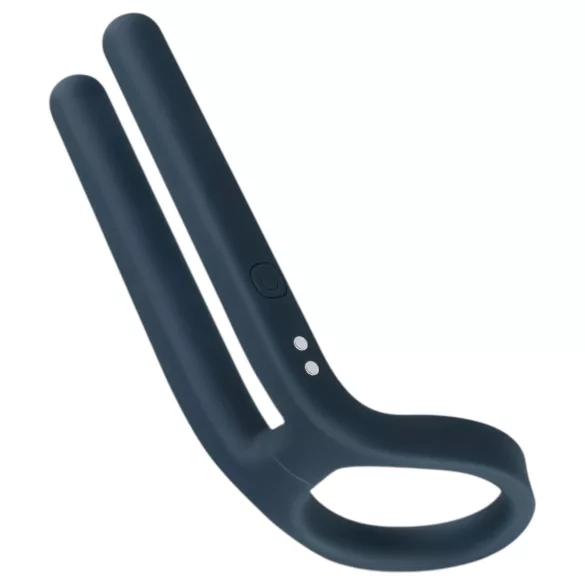 Boners - anel peniano com vibrador para testículos recarregável - silicone azul