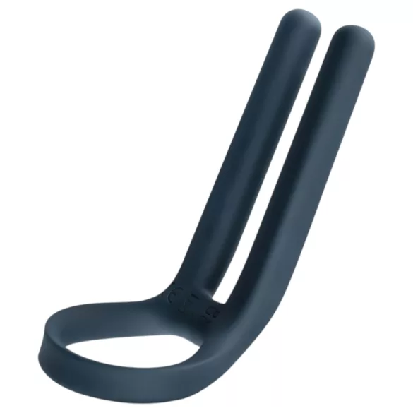 Boners - anel peniano com vibrador para testículos recarregável - silicone azul