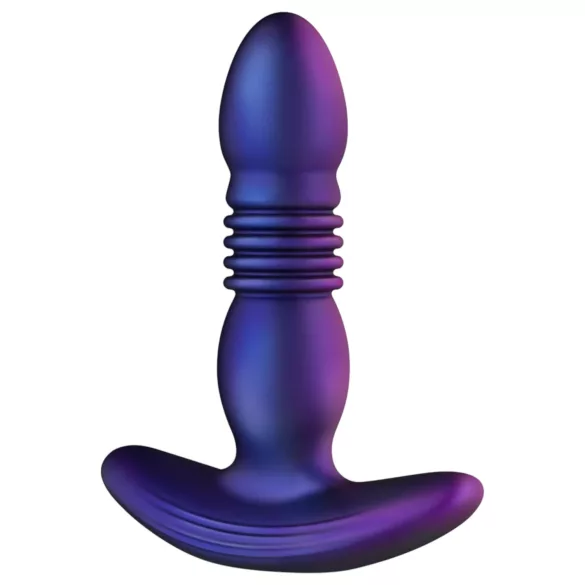 Hueman Supernova - vibrador anal com movimento - silicone roxo