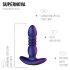 Hueman Supernova - vibrador anal impulsionador (roxo)