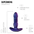 Hueman Supernova - vibrador anal com movimento - silicone roxo