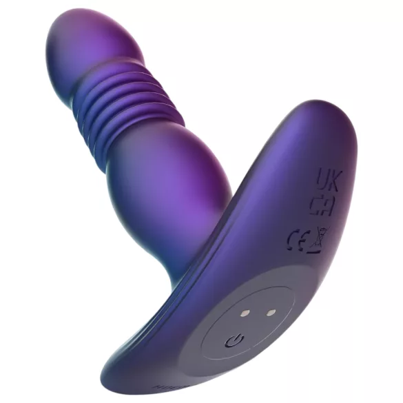 Hueman Supernova - vibrador anal com movimento - silicone roxo