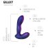 Hueman Galaxy - Vibrador Anal Pulsante (Roxo)