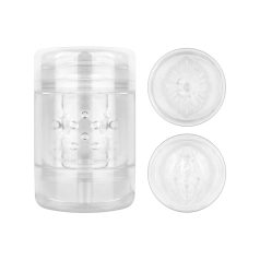   FPPR. - masturbador dupla face - vagina & ânus (transparente)