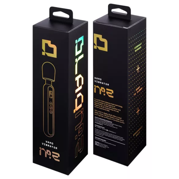 BLAQ - vibrador massageador digital - silicone preto