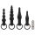 Easytoys - Conjunto de Vibradores Anais Recarregáveis - 4 Peças (Preto)