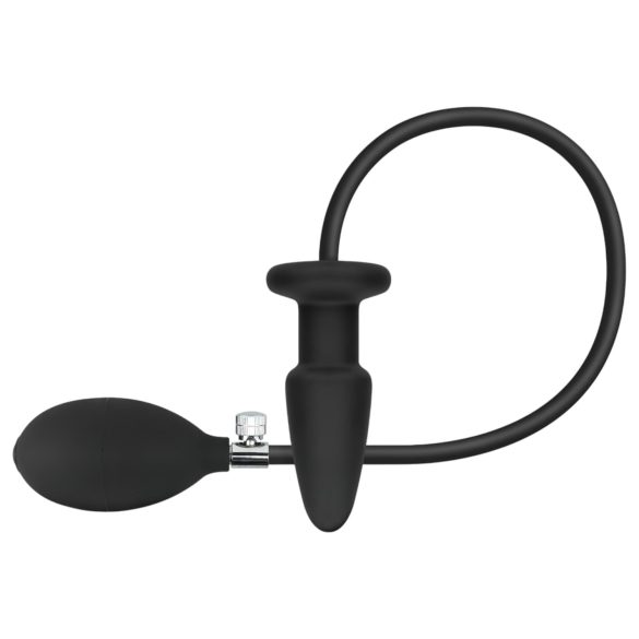 EasyToys - Plug Anal Inflável (Preto)