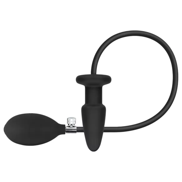 EasyToys - plug anal inflável - silicone preto