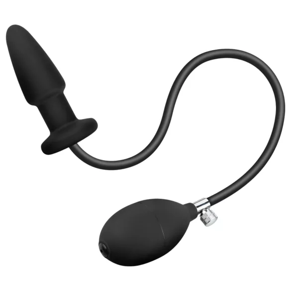 EasyToys - plug anal inflável - silicone preto