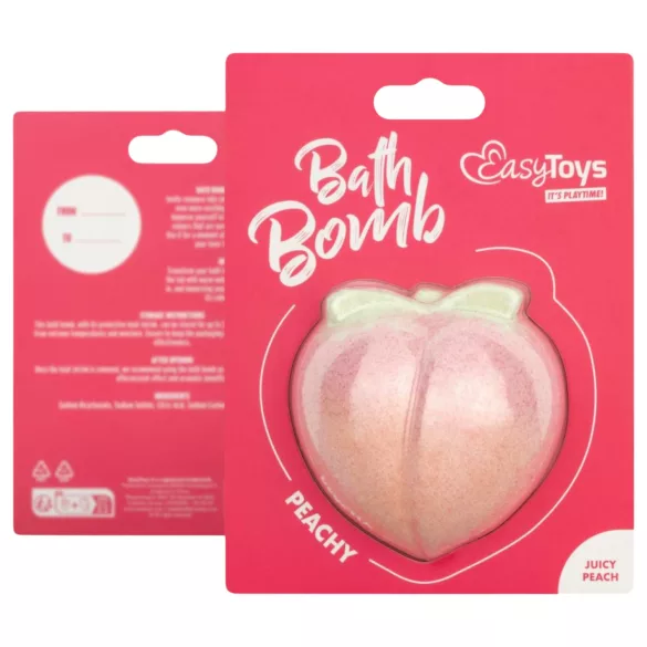 Easytoys - bomba de banho com aroma de pêssego